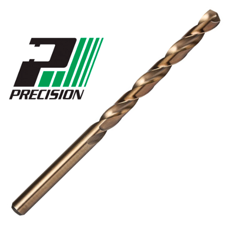 6.75mm PRECISION 17/64 BROCA CILINDRICA COBALTO LARGA